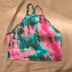 Tie dye crop top
